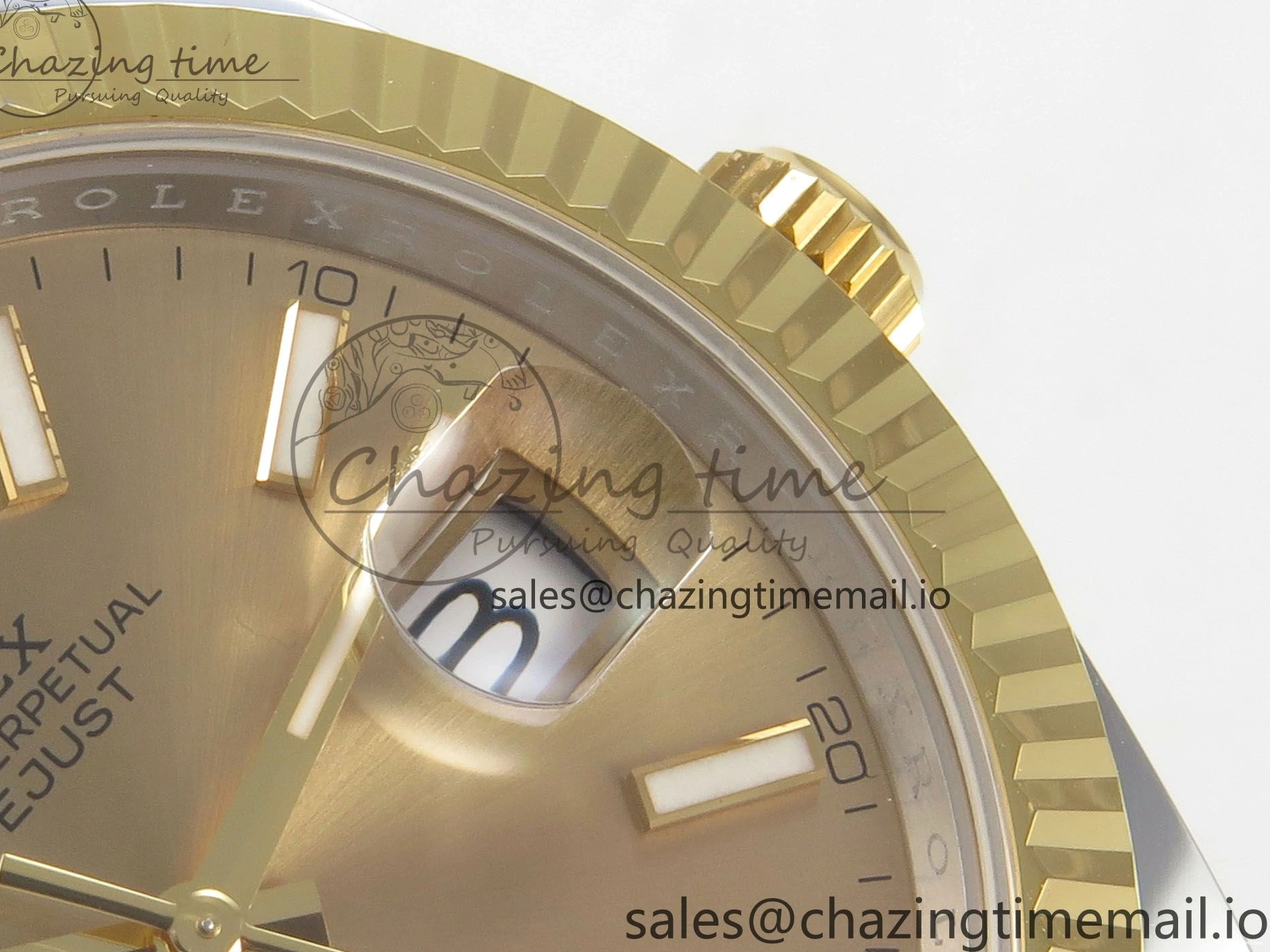 1227 DateJust 41 126333 SS YG ARF 1:1 Best Edition YG Stick Dial on Jubilee Bracelet SH3235 (Weighted) Effortless 216